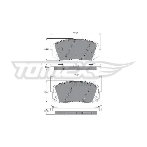 TOMEX Brakes TX 17-47