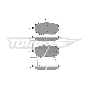TX1587 TOMEX Brakes