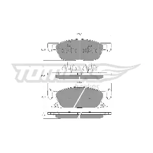 TOMEX Brakes TX 18-39