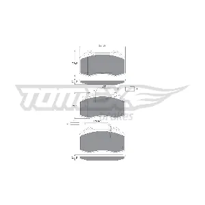 TOMEX Brakes TX16731