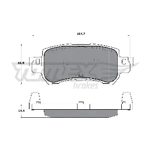 TOMEX Brakes TX1726
