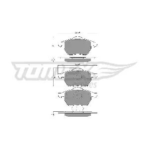 TOMEX Brakes TX 16-54