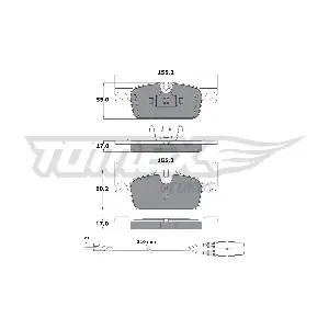 TOMEX Brakes TX 17-31