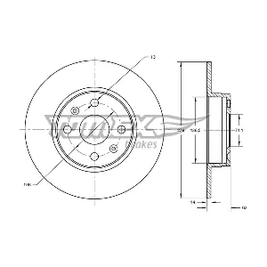TX 73-67 TOMEX Brakes