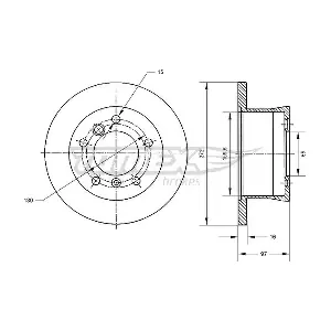 TOMEX Brakes TX 70-35