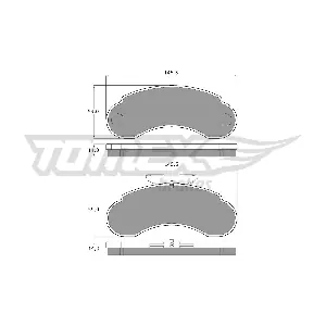 TOMEX Brakes TX 11-14