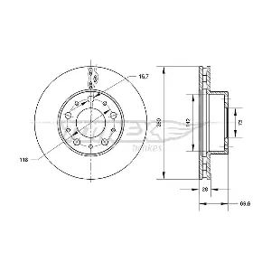 TOMEX Brakes TX 70-95