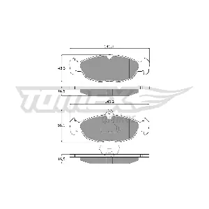 TOMEX Brakes TX 10-49