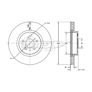 TOMEX Brakes TX 73-13