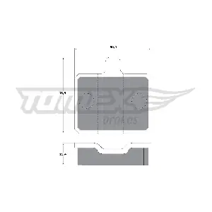 TOMEX Brakes TX 10-25