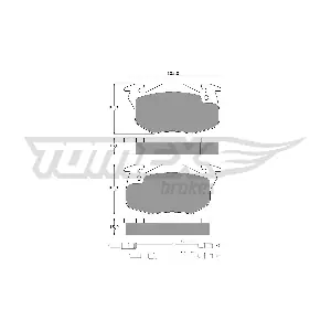 TOMEX Brakes TX 10-341