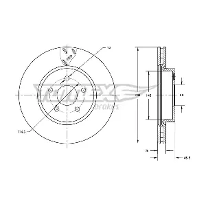 TOMEX Brakes TX 73-63