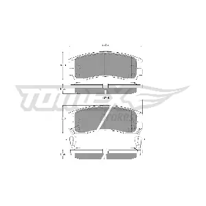 TOMEX Brakes TX 15-43