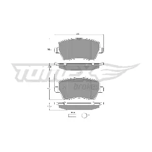 TOMEX Brakes TX 14-16