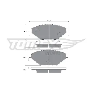 TOMEX Brakes TX1698
