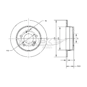 TOMEX Brakes TX 71-01