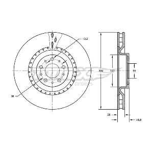 TOMEX Brakes TX 71-86