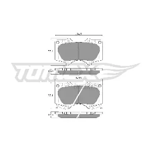 TOMEX Brakes TX 14-96
