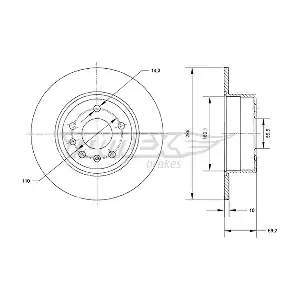 TOMEX Brakes TX 70-49