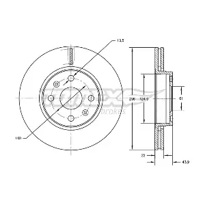 TOMEX Brakes TX 72-52