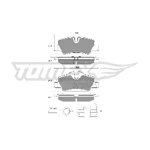 TOMEX Brakes TX 17-83