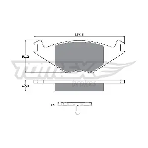 TOMEX Brakes TX 10-15