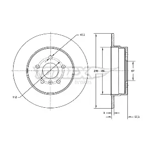 TX 72-68 TOMEX Brakes