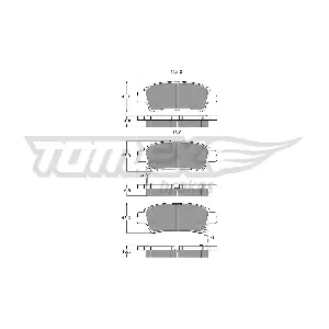 TOMEX Brakes TX1368