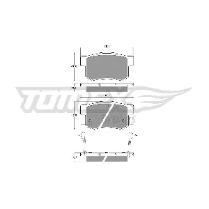 TOMEX Brakes TX 11-00