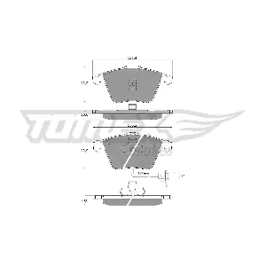 TOMEX Brakes TX 13-14