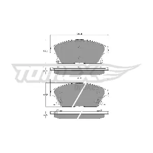 TOMEX Brakes TX1651