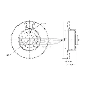 TOMEX Brakes TX 70-19
