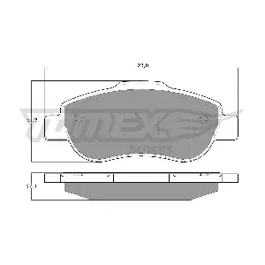 TOMEX Brakes TX 14-43