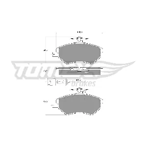 TOMEX Brakes TX10111