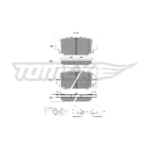 TOMEX Brakes TX6073