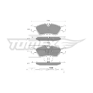 TOMEX Brakes TX 10-682