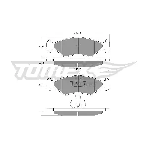TOMEX Brakes TX 12-54