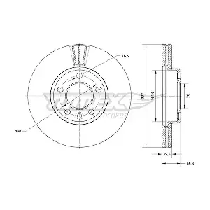 TOMEX Brakes TX 71-04