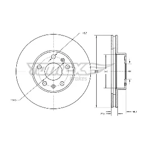 TX 73-51 TOMEX Brakes