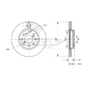 TOMEX Brakes TX 70-85