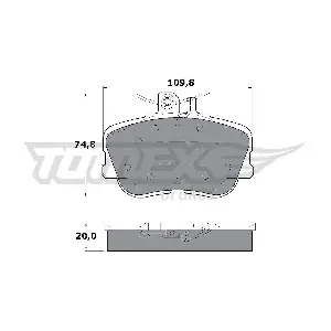 TOMEX Brakes TX 11-46