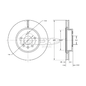 TX 73-69 TOMEX Brakes
