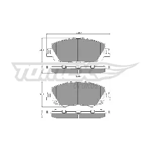 TOMEX Brakes TX6071