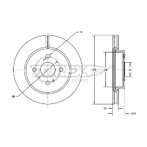 TX 72-66 TOMEX Brakes