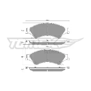 TOMEX Brakes TX 19-22