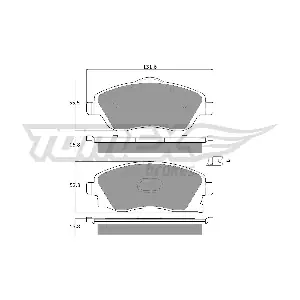 TOMEX Brakes TX 12-19