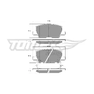 TOMEX Brakes TX 19-55