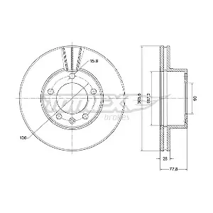 TOMEX Brakes TX 70-91