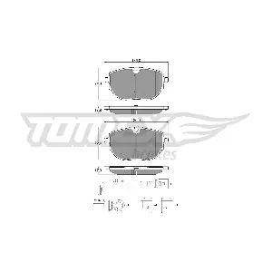 TOMEX Brakes TX6062