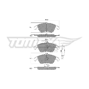 TOMEX Brakes TX 16-31